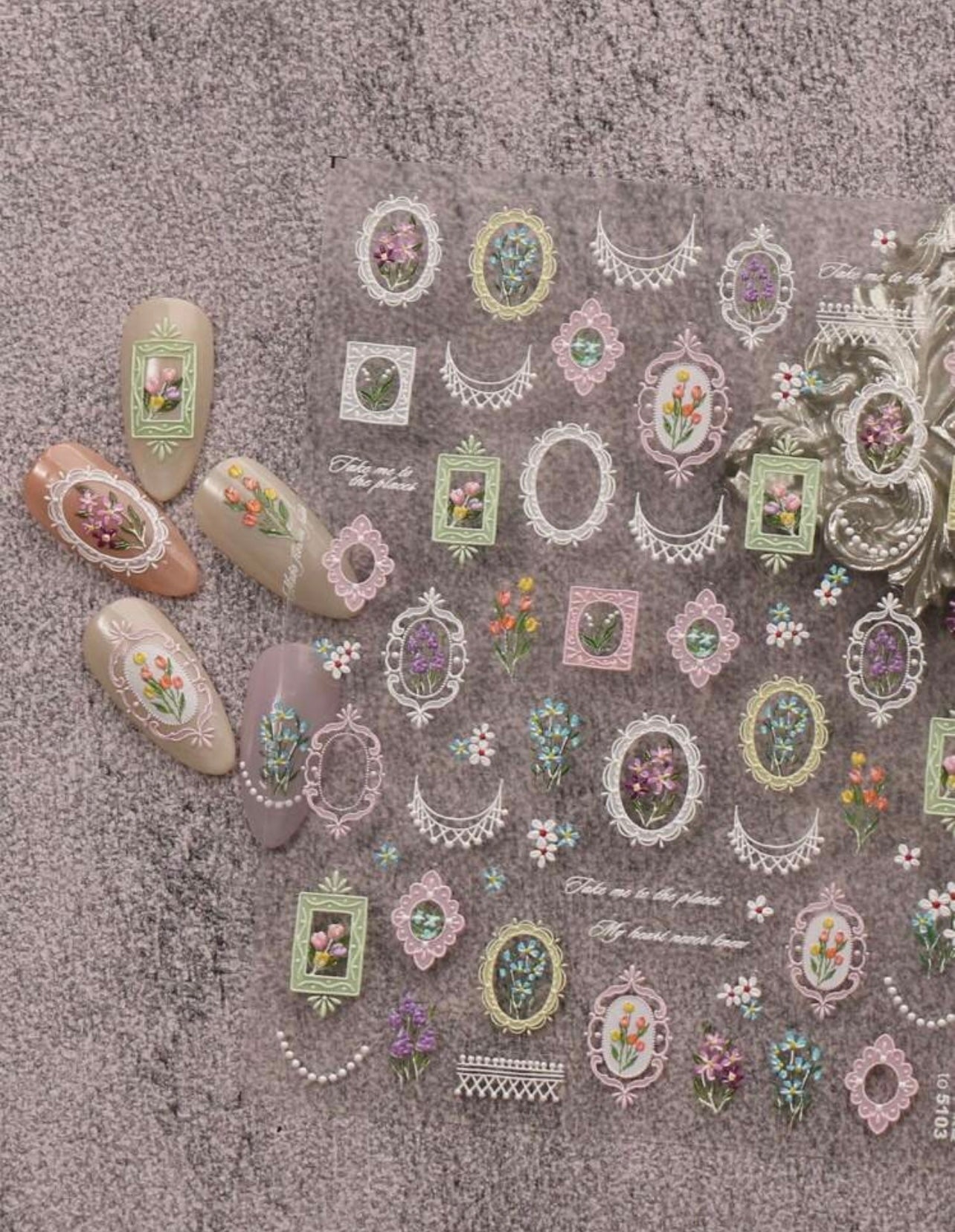 5D Nail Stickers Nail art