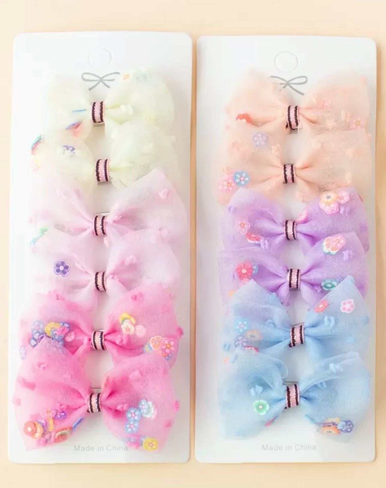Bow Hair Clips 12