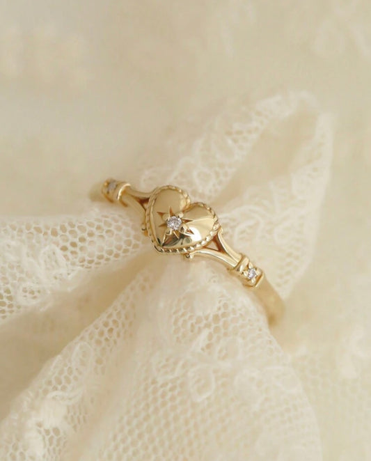 Vintage Heart Ring