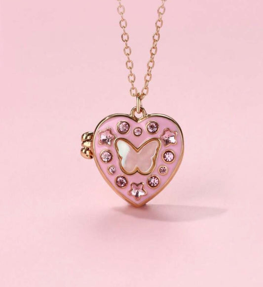 Heart secret necklace